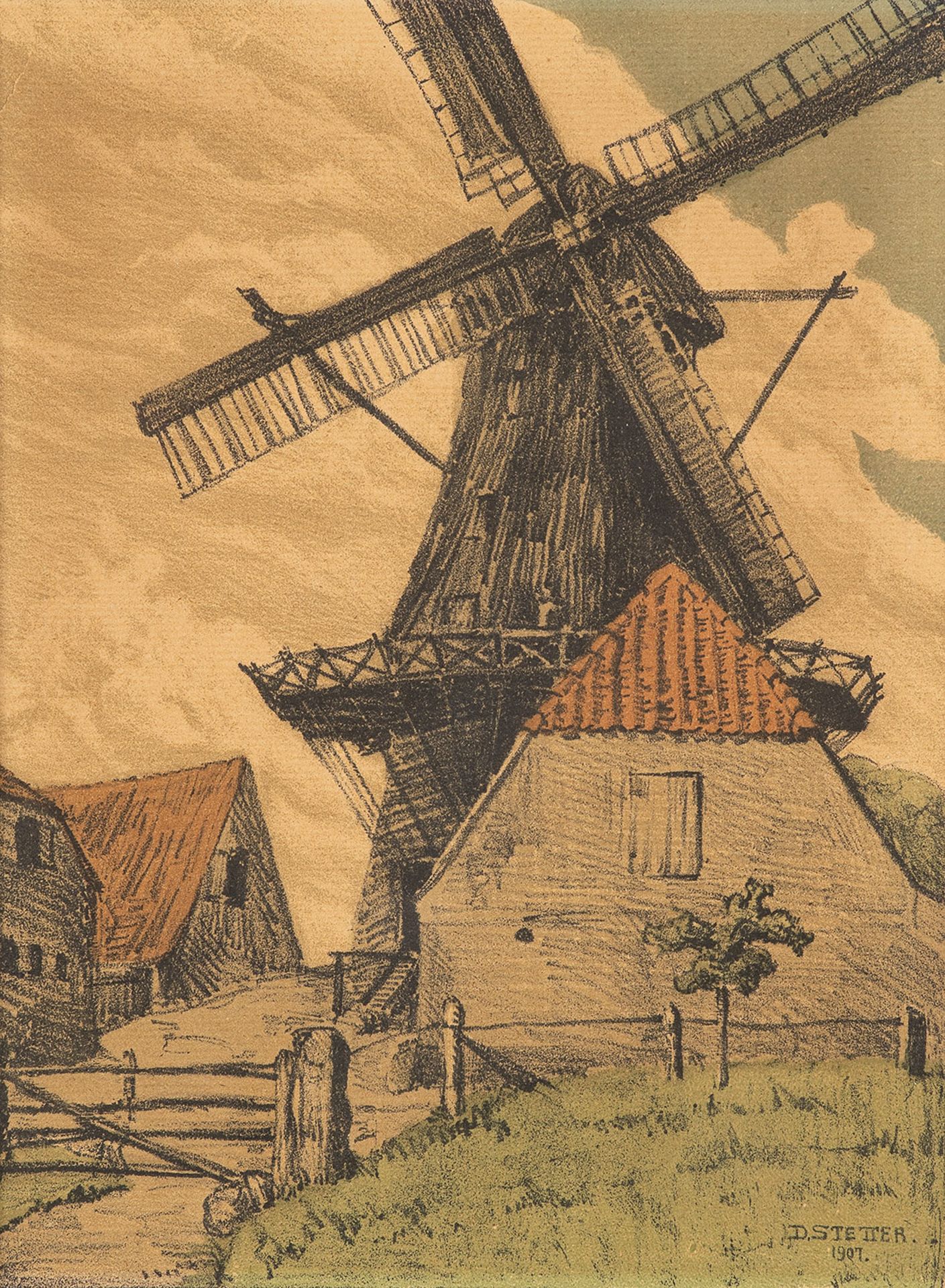 Dora Koch–Stetter – Mühle in Althagen. 1907.