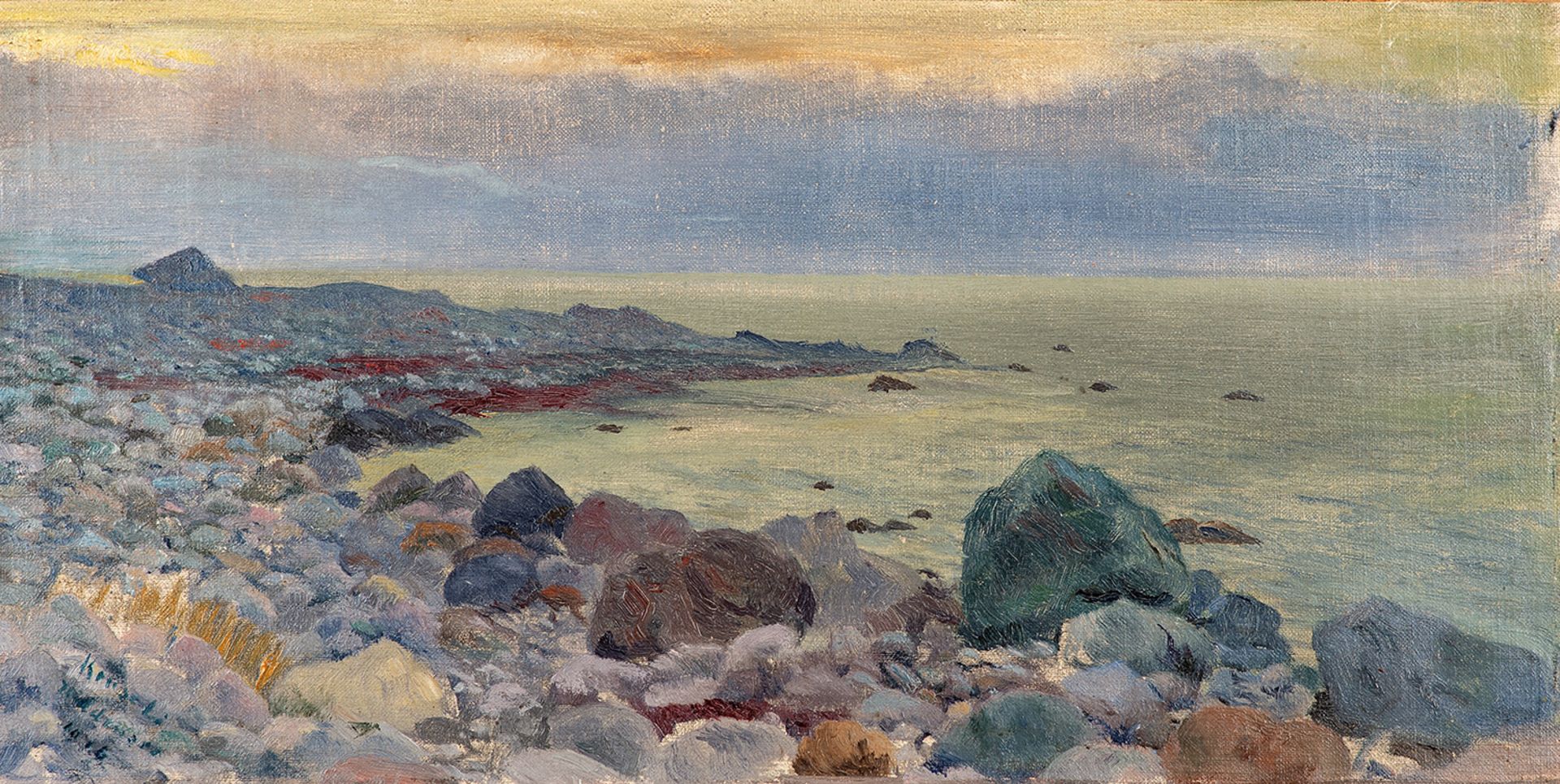 Oskar Kruse–Lietzenburg – Steinstrand. Lohme. 1916.