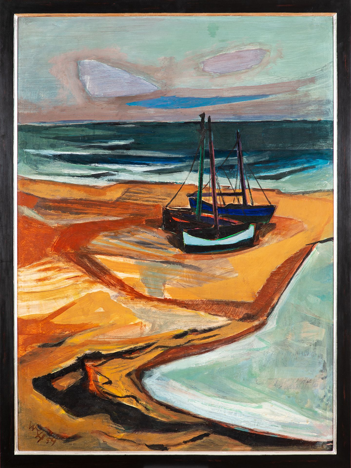 Wilhelm Robert Huth – Strand. - Image 2 of 5