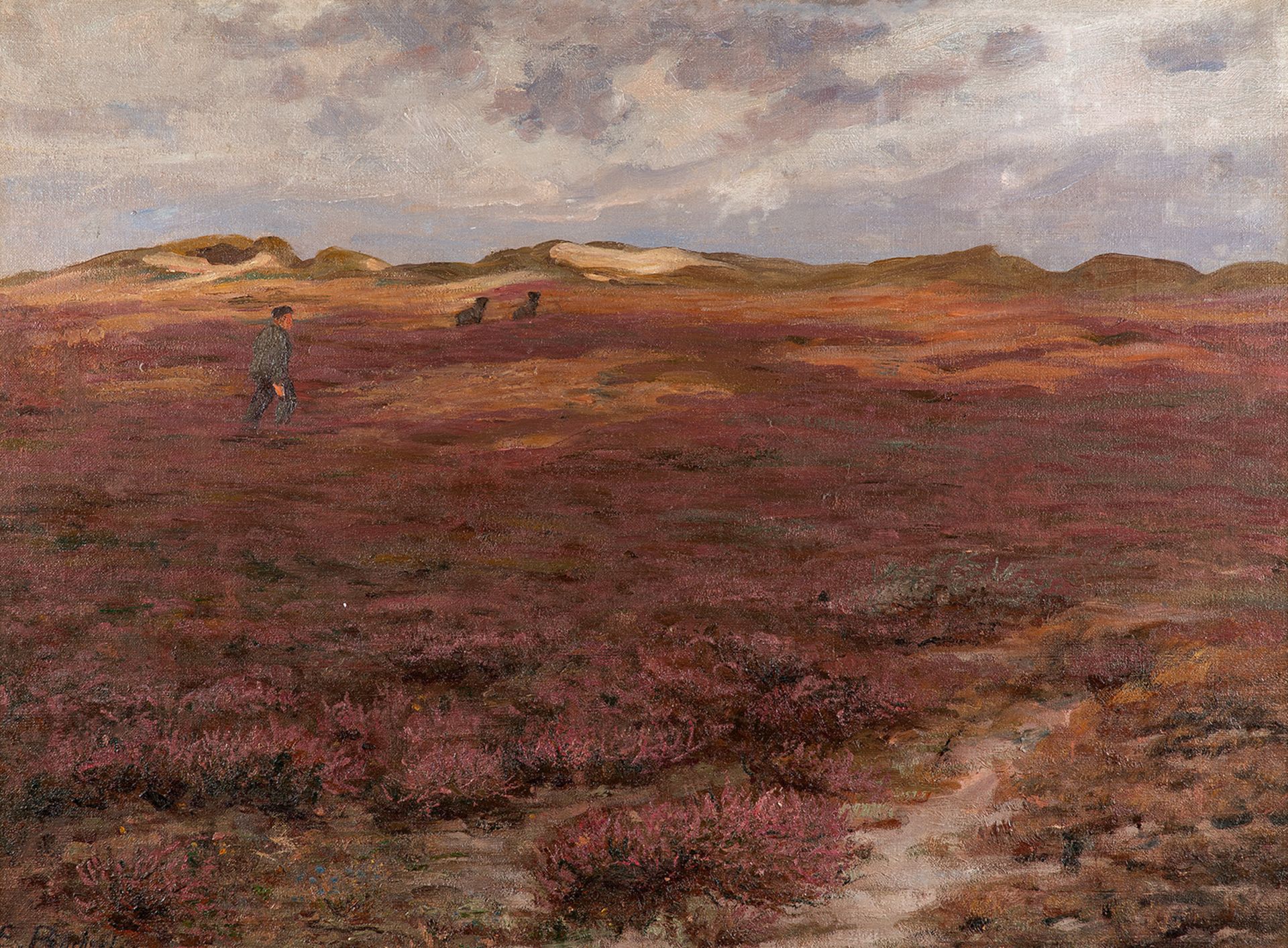 Elisabeth Büchsel – Blühende Heide. Hiddensee.