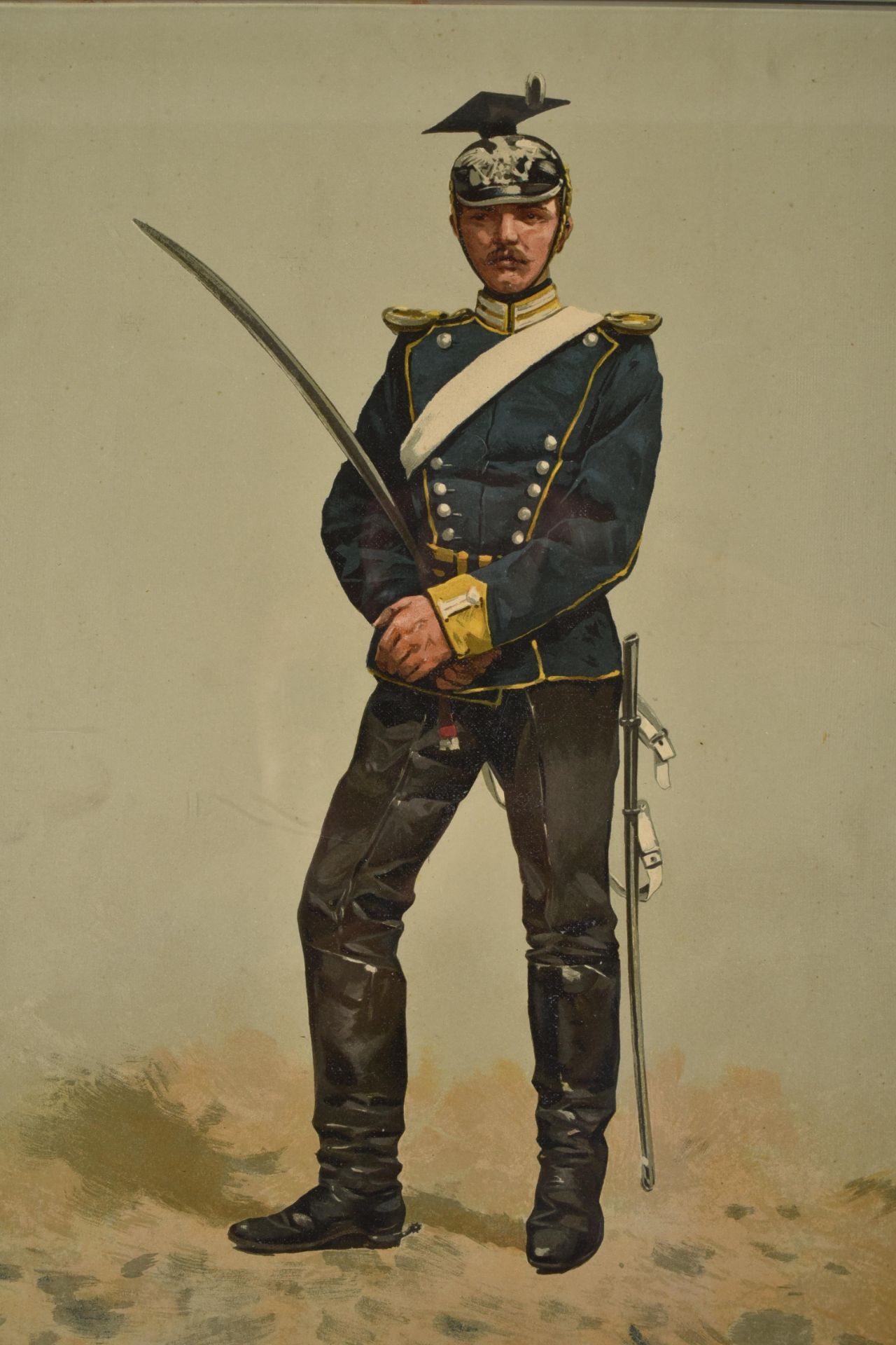 All- le Kronprinz Guillaume de Prusse en tenue d’officier du 1er régiment de la Garde à pied et le P - Bild 4 aus 4