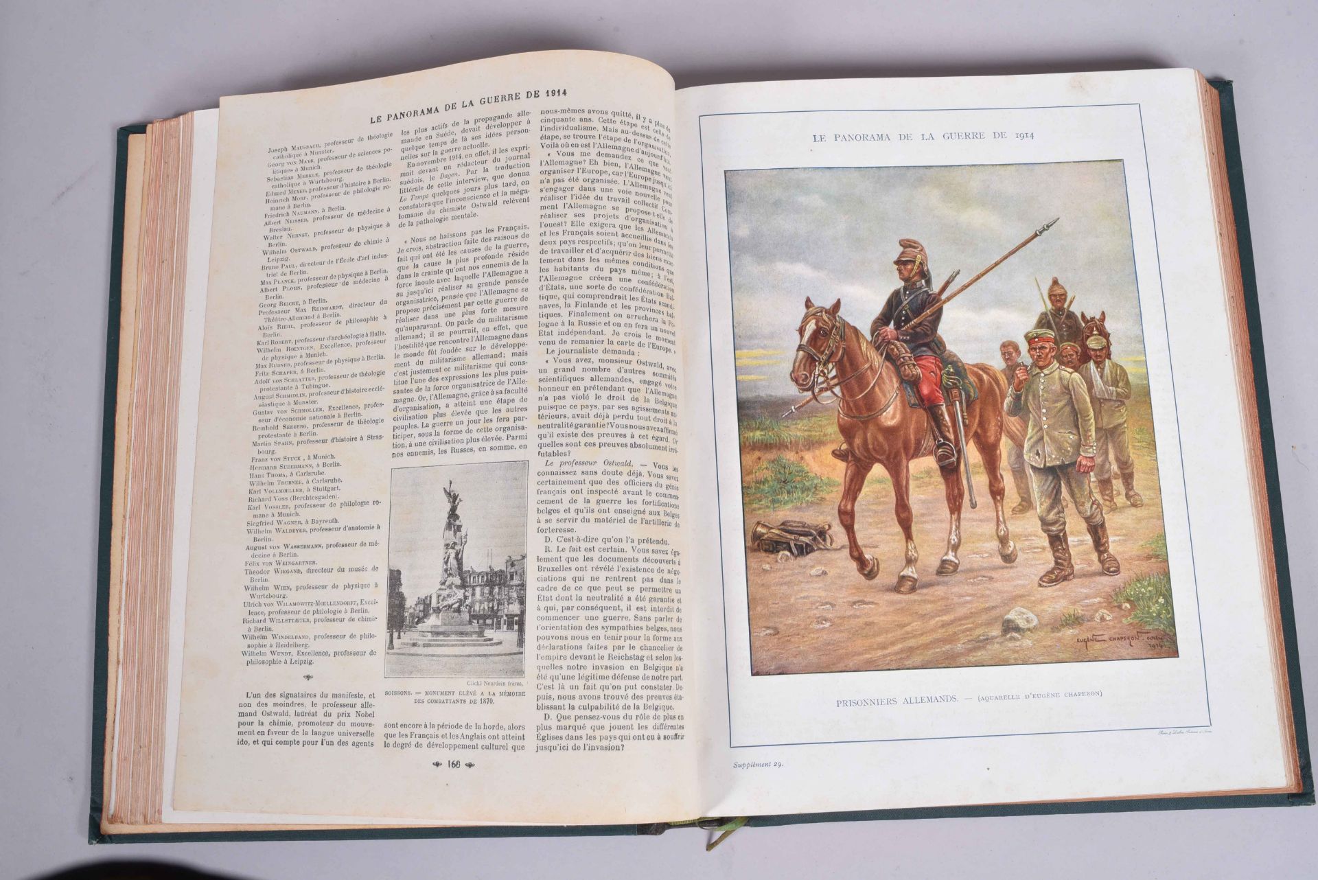 Le PANORAMA de LA GUERRE de 1914 par Henri Levêque.  Tome II, III et IV. Librairie Illustrée Jules T - Bild 2 aus 4