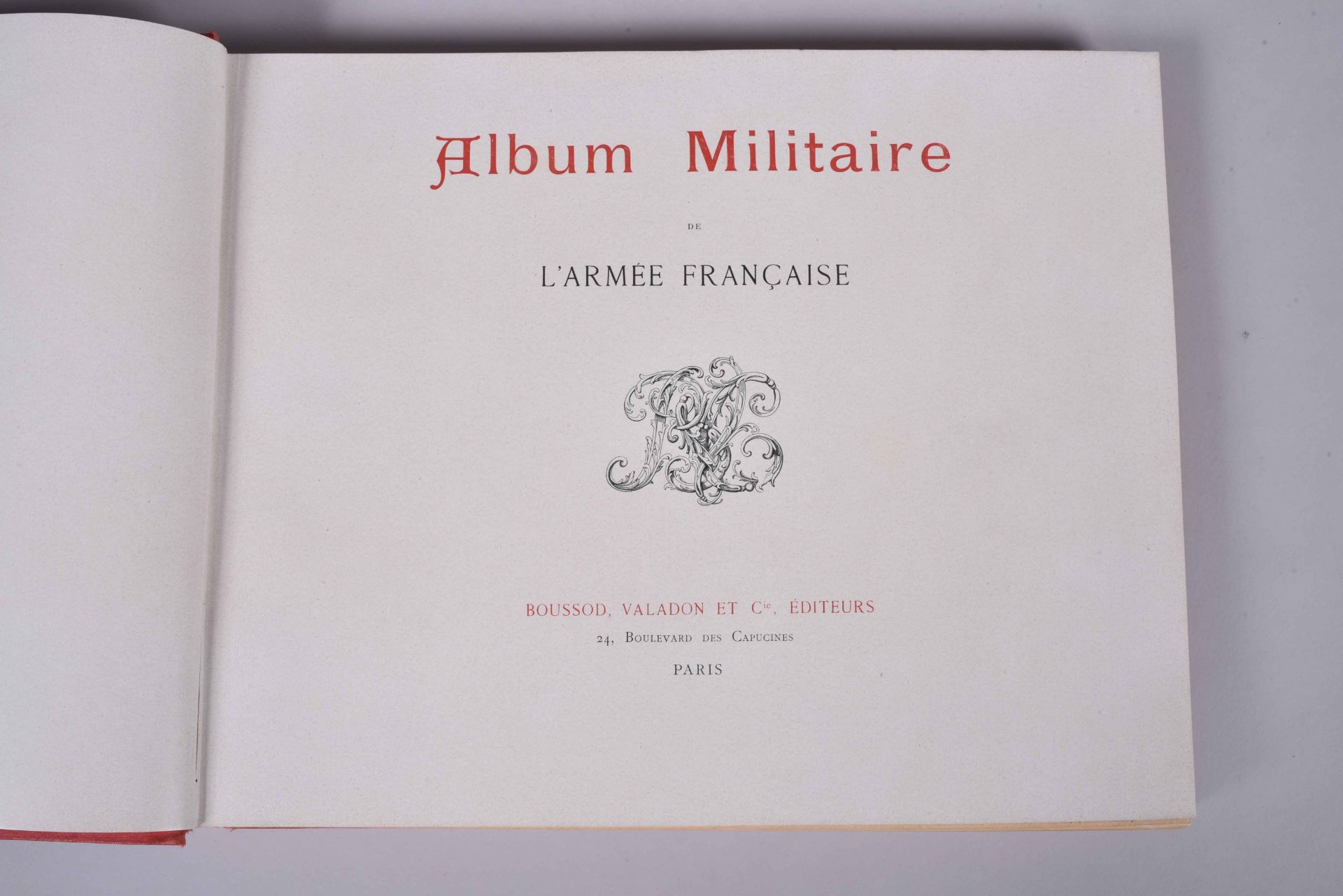 Figaro. (Librairie du) « Album militaire » de l’armée française, scènes de la vie du soldat, ses - Image 2 of 3