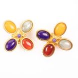 Patti Horn Semi-Precious Designer Earrings