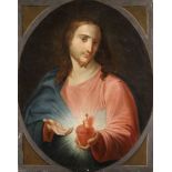 17thC French Old Master Portrait Painting (ca. 1650) Depicting Christ the Saviour