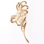 24K Gold Plated Costume Jewellery Brooch