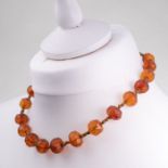 Art Deco Amber Necklace