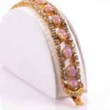 1940s New York Faux Opal Costume Jewellery Bracelet
