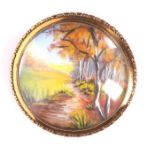 Thomas L Mott Painting Brooch