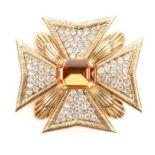 Joan Rivers Designer Maltese Brooch