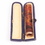 NO RESERVE PRICE Cheroot Cigar Holder with 9ct Gold