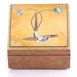 NO RESERVE PRICE Japanese Meiji Period Brass & Mother of Pearl Box (1868-1912)