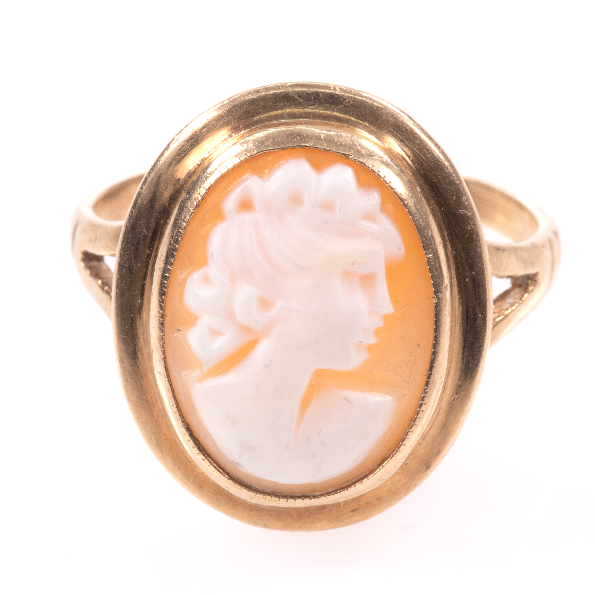 9ct Gold Classical Cameo Ring - Image 3 of 7
