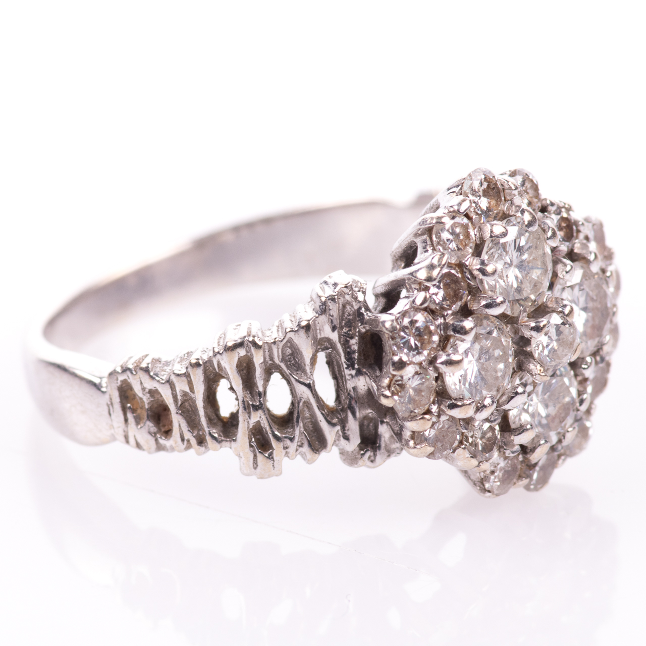 18ct White Gold 1.50ct Diamond Ring - Image 6 of 6