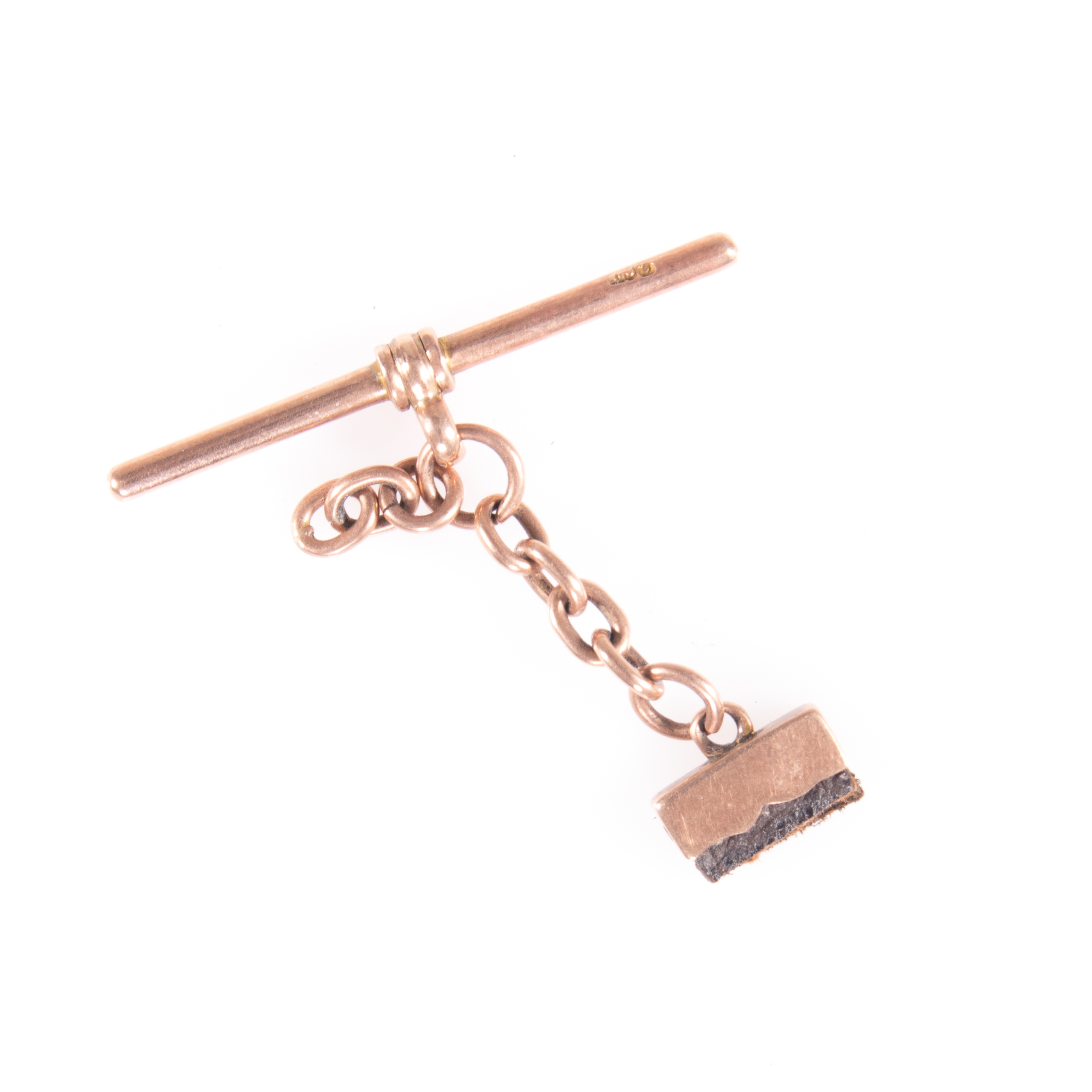 9ct Pink Gold Victorian T bar