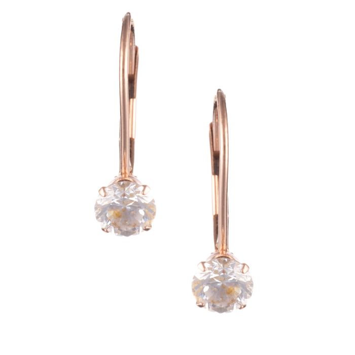 14ct Pink Gold Earrings