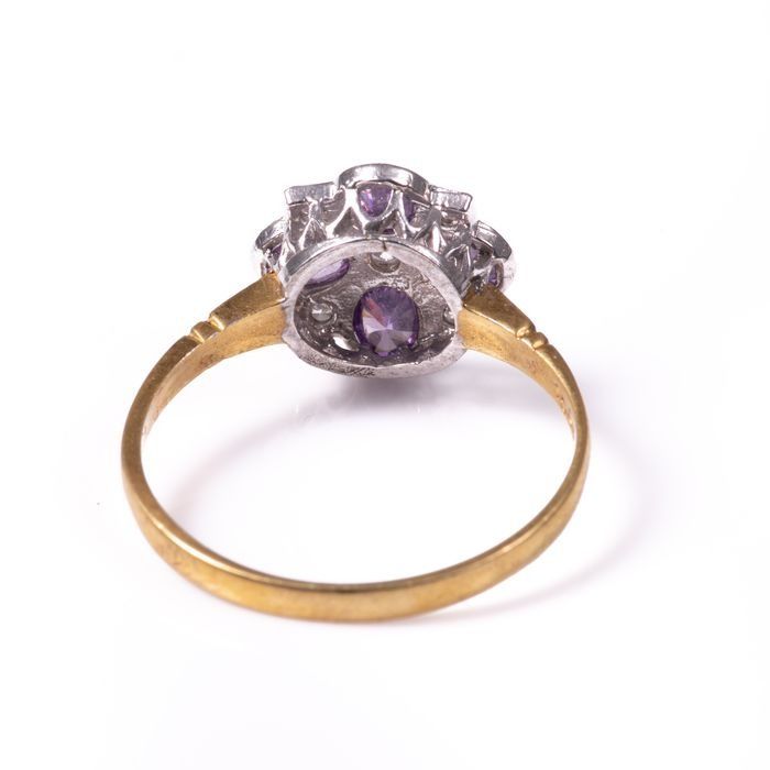 Gilt Amethyst Ring - Image 4 of 5