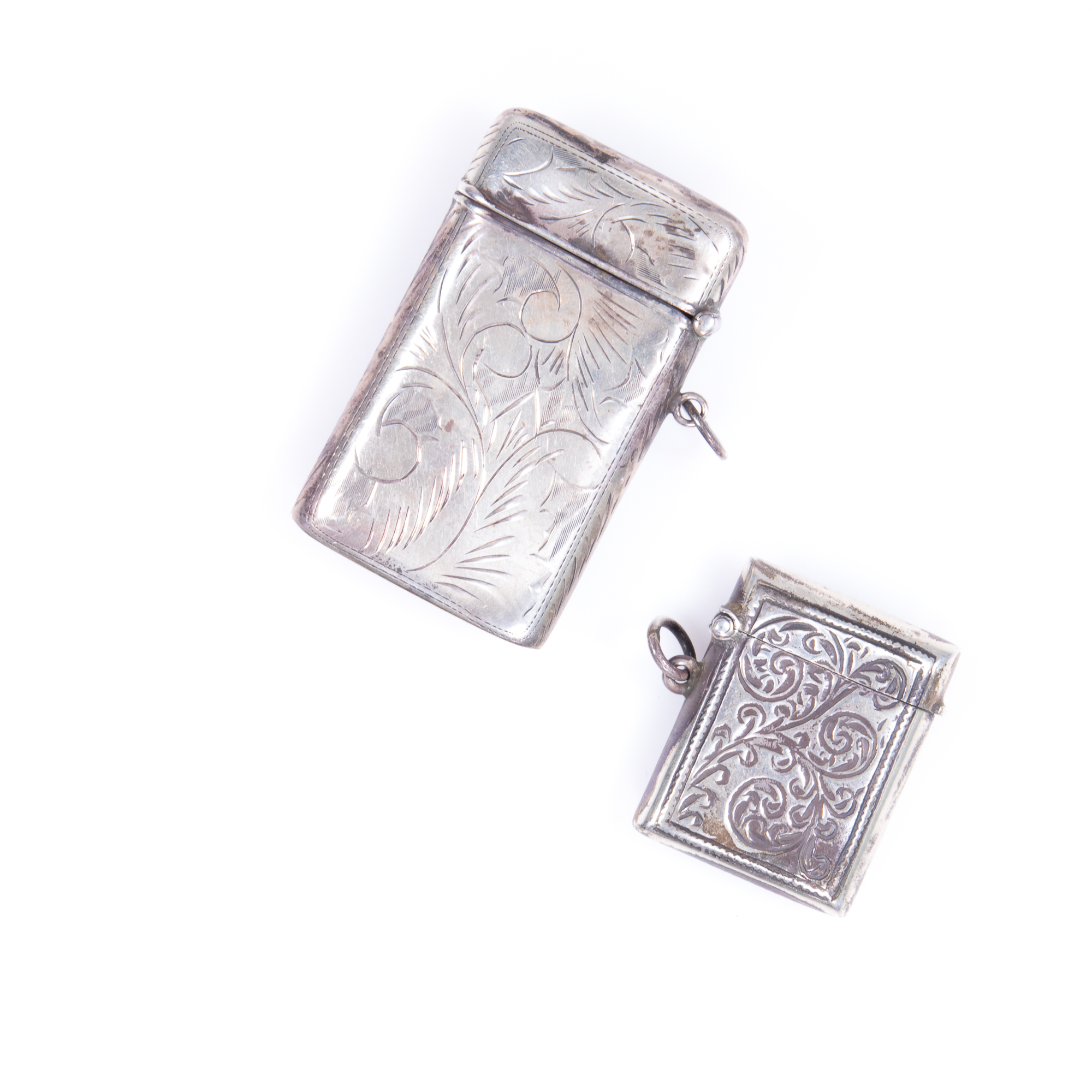 Pair of Silver Vesta Cases - Image 3 of 8