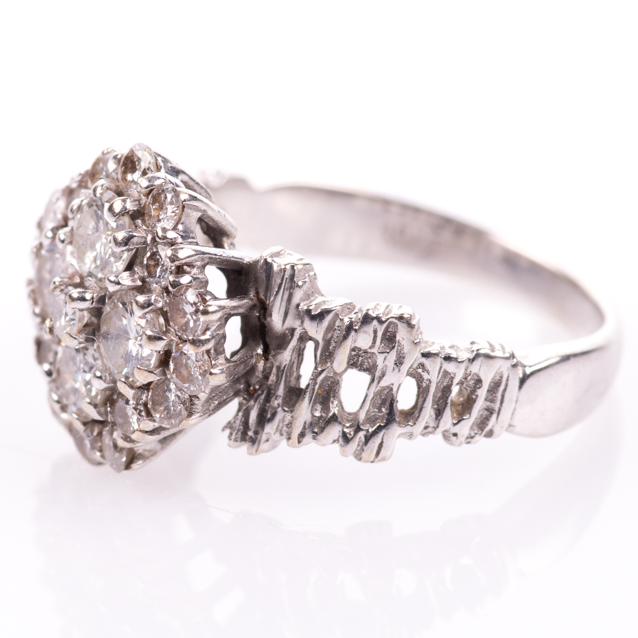 18ct White Gold 1.50ct Diamond Ring - Image 4 of 6