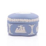 Wedgwood Jasperware Trinket Box Depicting Aurora & Cupid