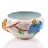 Clarice Cliff Ceramic Parakeet Bowl