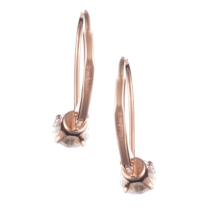 14ct Pink Gold Earrings - Image 3 of 3