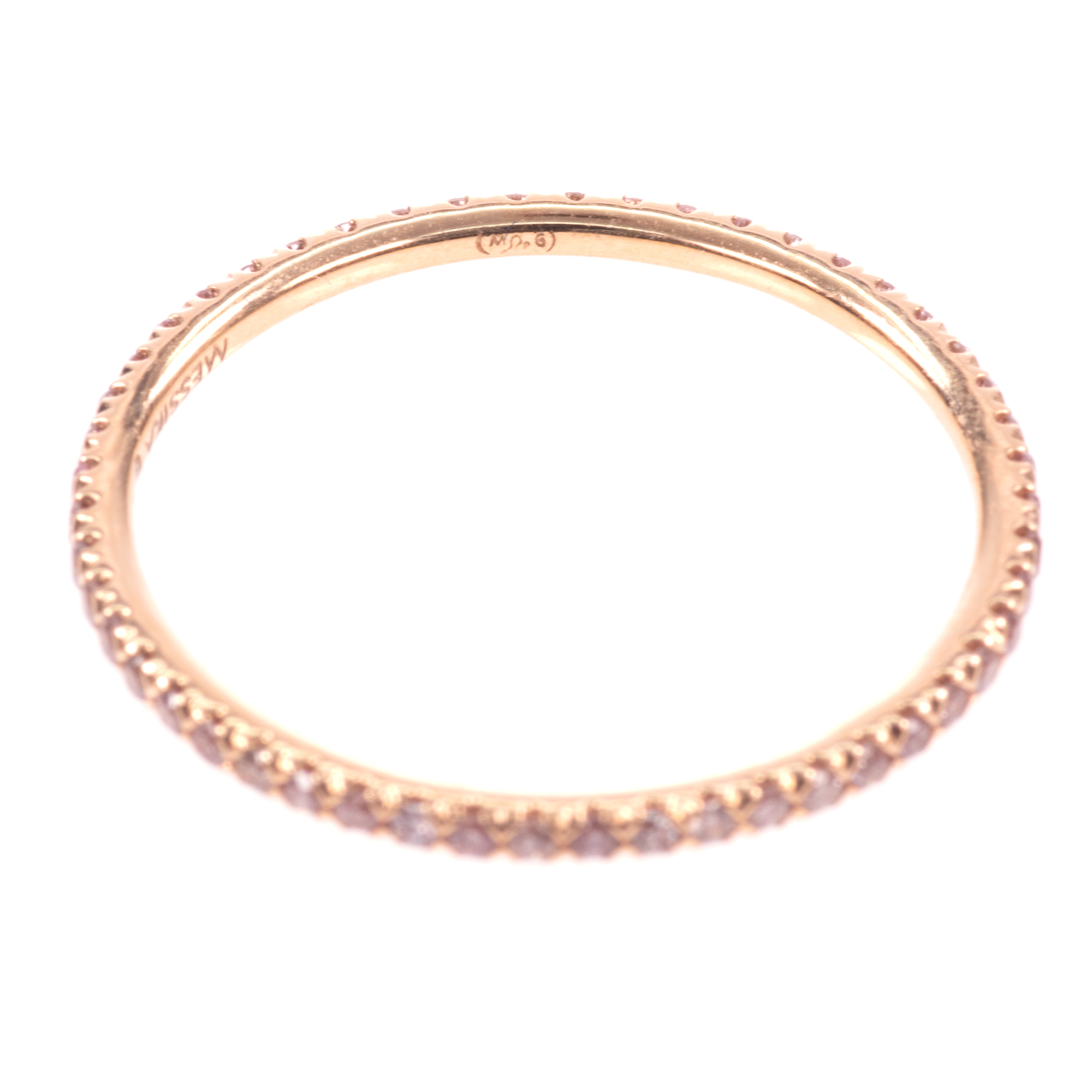 18ct Pink Gold Messika Gatsby Collection 0.50ct Diamond Ring - Image 8 of 9