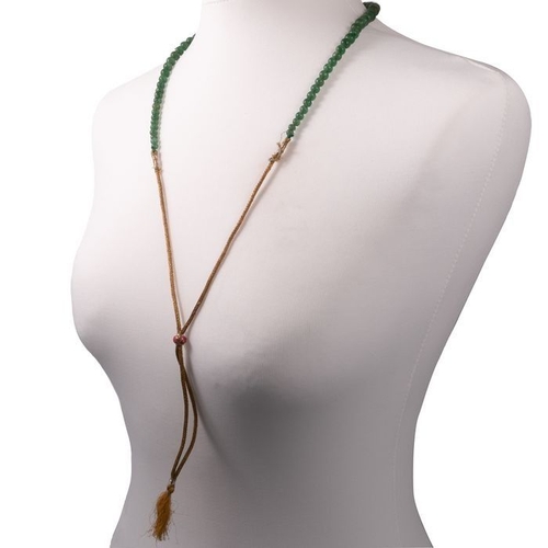 Tibetan Prayer 190ct Emerald Necklace - Image 2 of 3