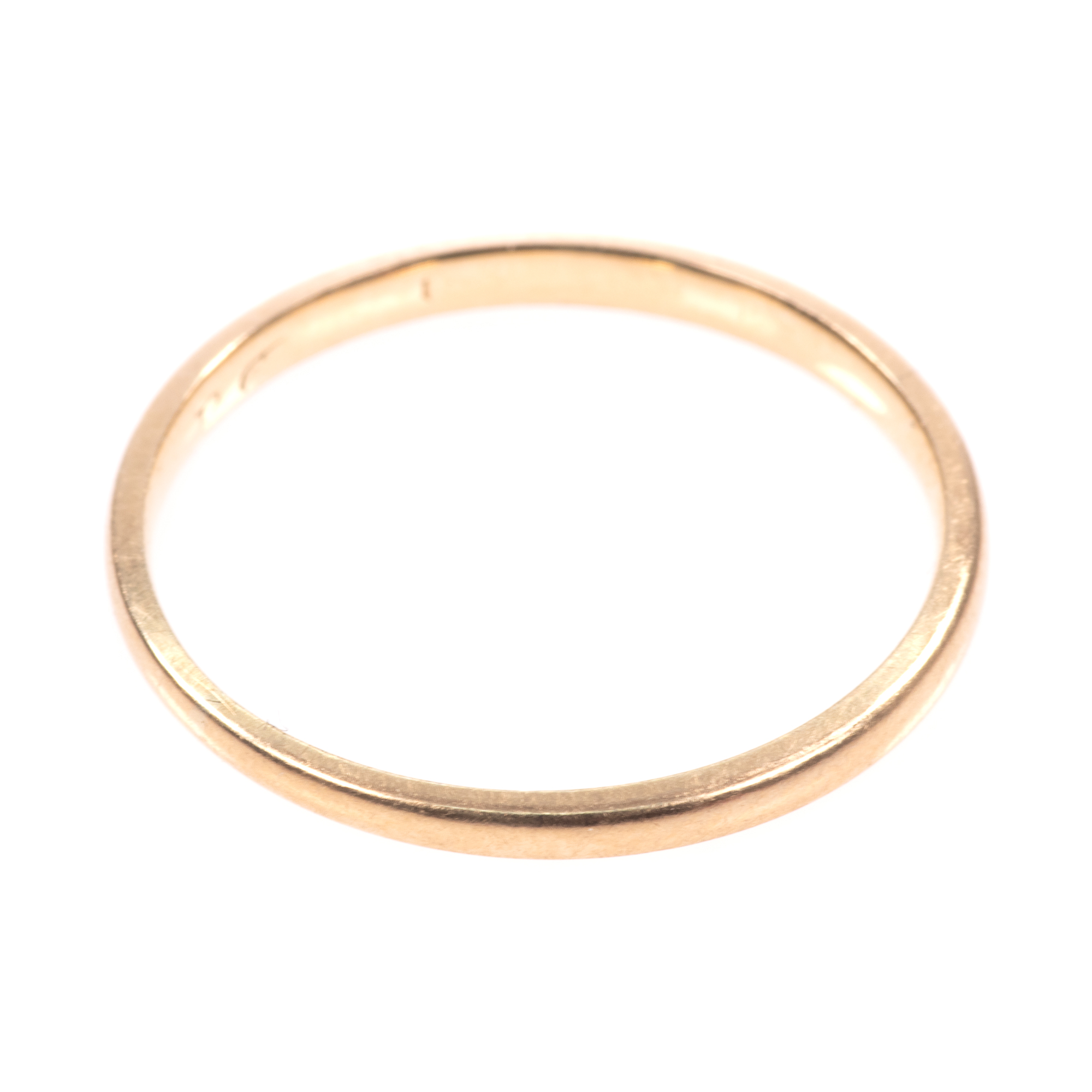 9ct Gold Wedding Band Ring - Image 5 of 7
