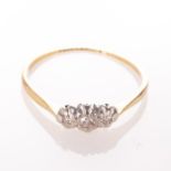 18ct Gold & Platinum Diamond Ring