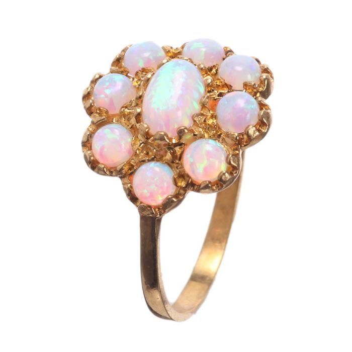 Opal Gilded Ring