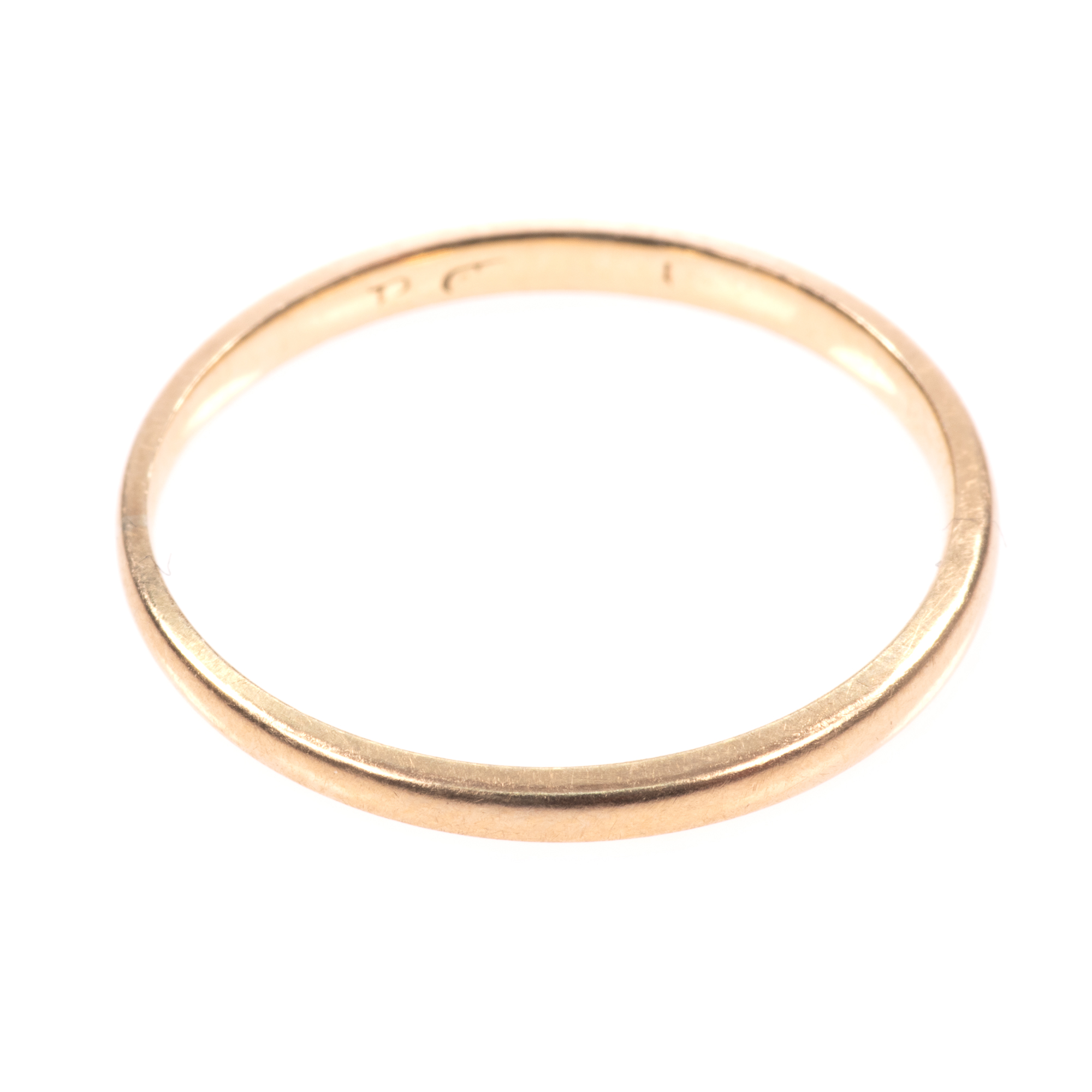 9ct Gold Wedding Band Ring - Image 7 of 7