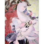 JACQUES BOERI (1929-2004) Post Cubist "Femme Nue"