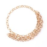 9ct Gold Ringed Necklace