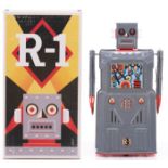 Battery Operated Tinplate Space R-1 Robot