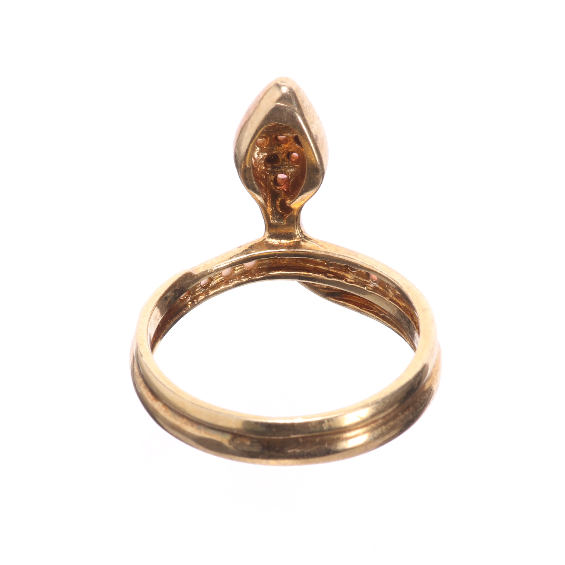 Gilded Opal Snake Ring - Image 4 of 6