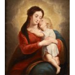 XVII French Old Master - Madonna & Child