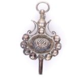 NO RESERVE ~ Cairngorm Scottish Silver Pocket Watch Key ca. 1880