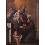 TIMED SALE ~ XVII Old Master Madonna & Child, Peter of Alcantara