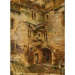 TIMED SALE ~ FRANK MOSS BENNETT (1874-1953) Ex Christie's Cathedral Exterior