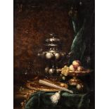 TIMED SALE ~ Gustave Barrier (French, 1871-1953) Still Life Oil