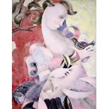 TIMED SALE ~ JACQUES BOERI (1929-2004) Post Cubist "Femme Nue"