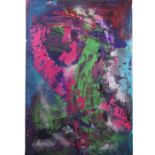 NO RESERVE ~ Contemporary Abstract Painting Signed A. Lopes