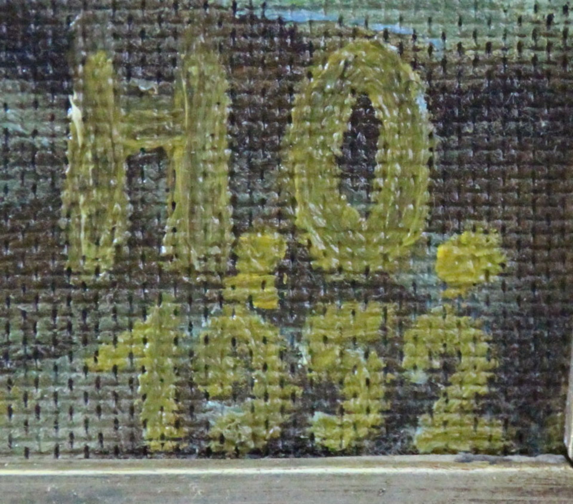 Monogrammist "H.O." (20. Jhd.) - Öl/HF., "Belebter Hamburger Hafen" 1952 - Bild 2 aus 3