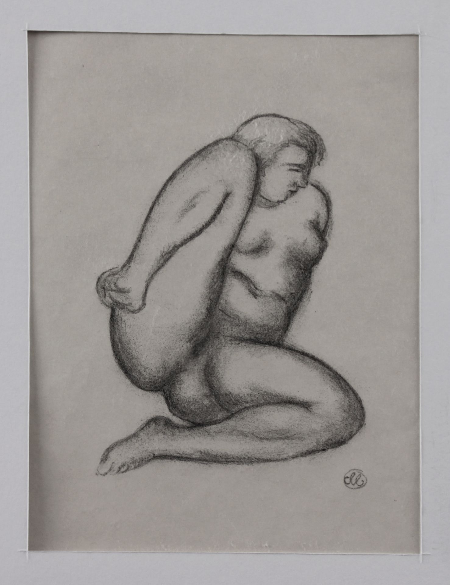 Aristide Maillol (1861 - 1944) - Lithographie/Papier, "Weiblicher Akt"