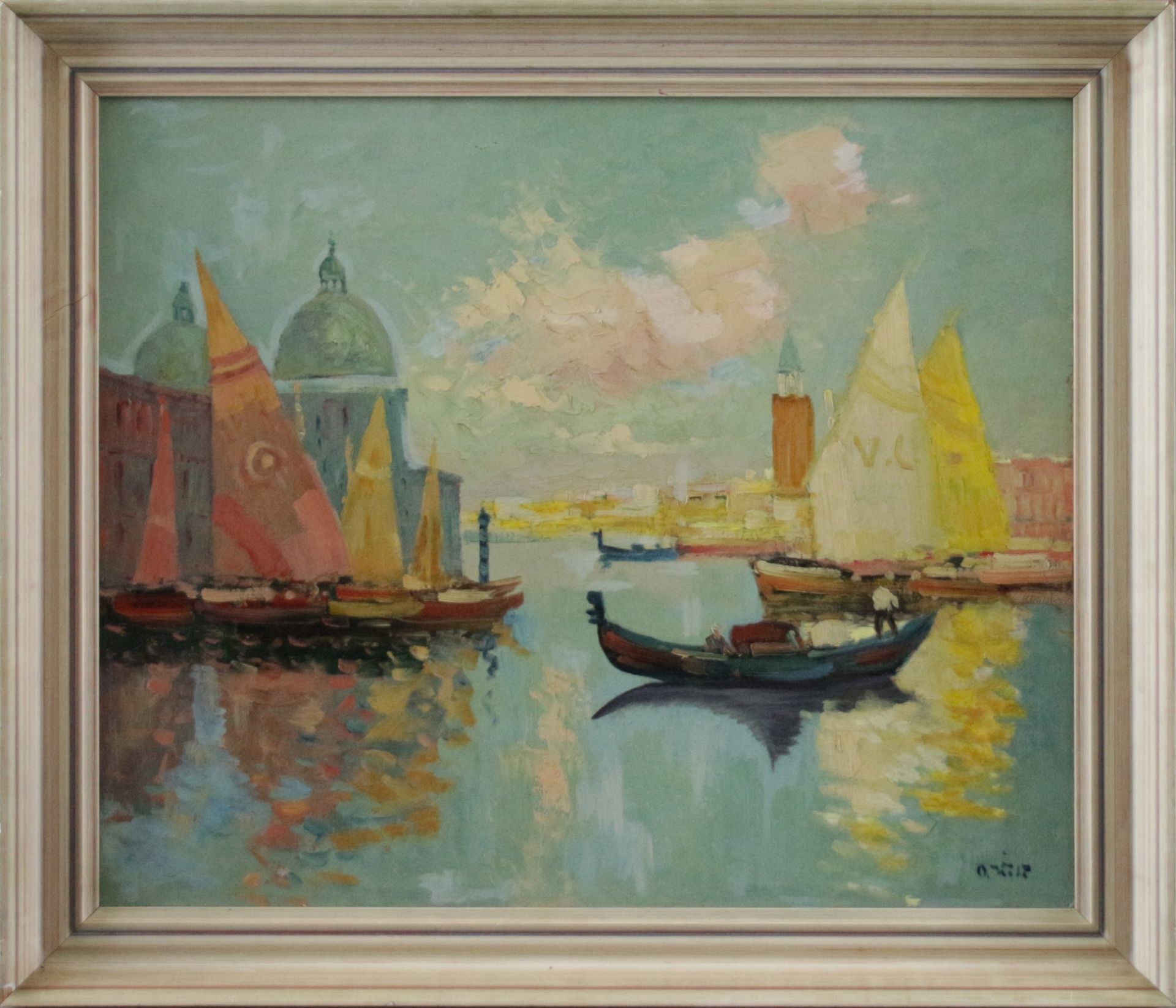 Otto Wild (1898 - 1971) - Öl/HF., "Venedig"