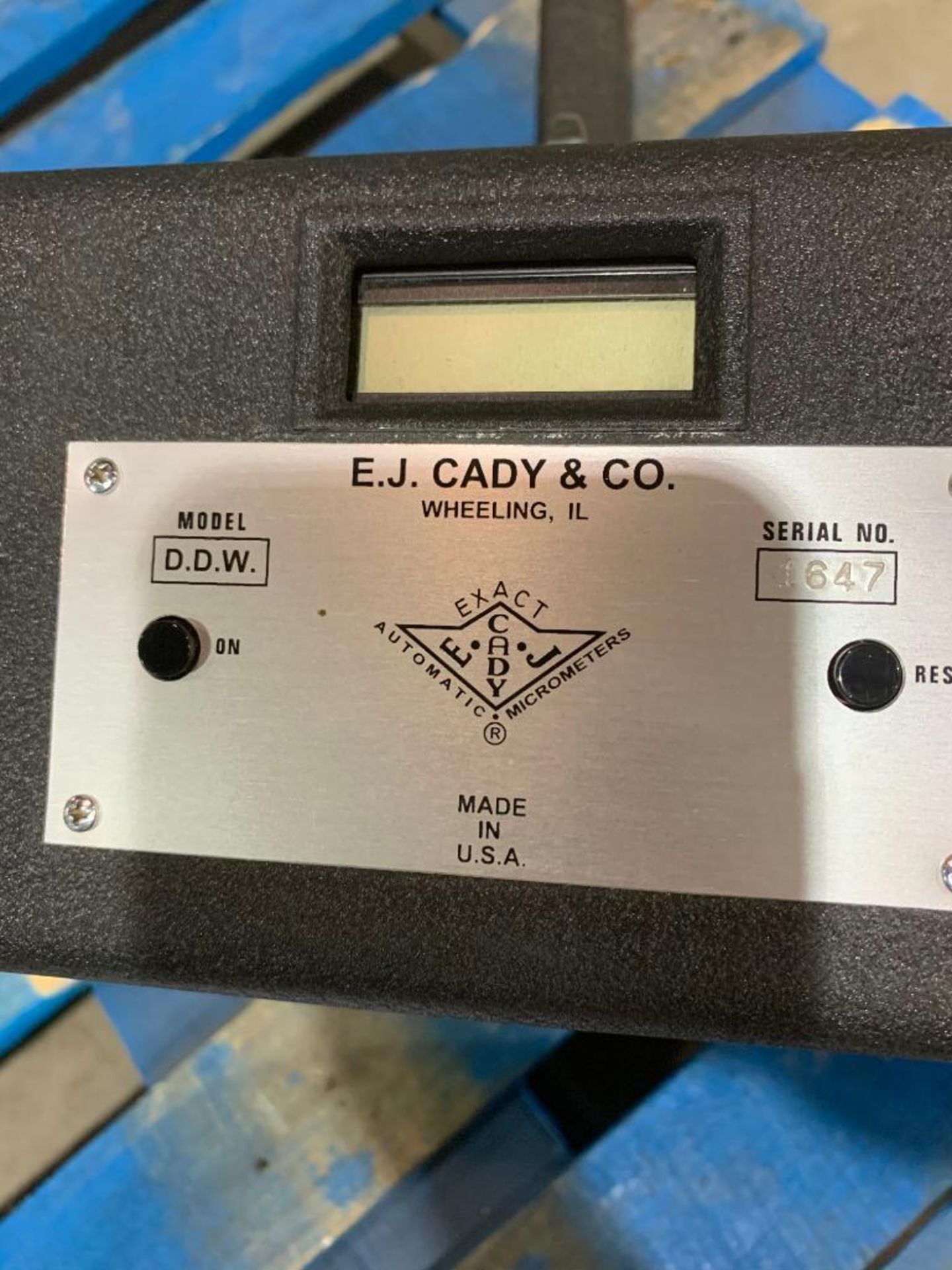 E.J. Cady & Co. micrometer, model DDW