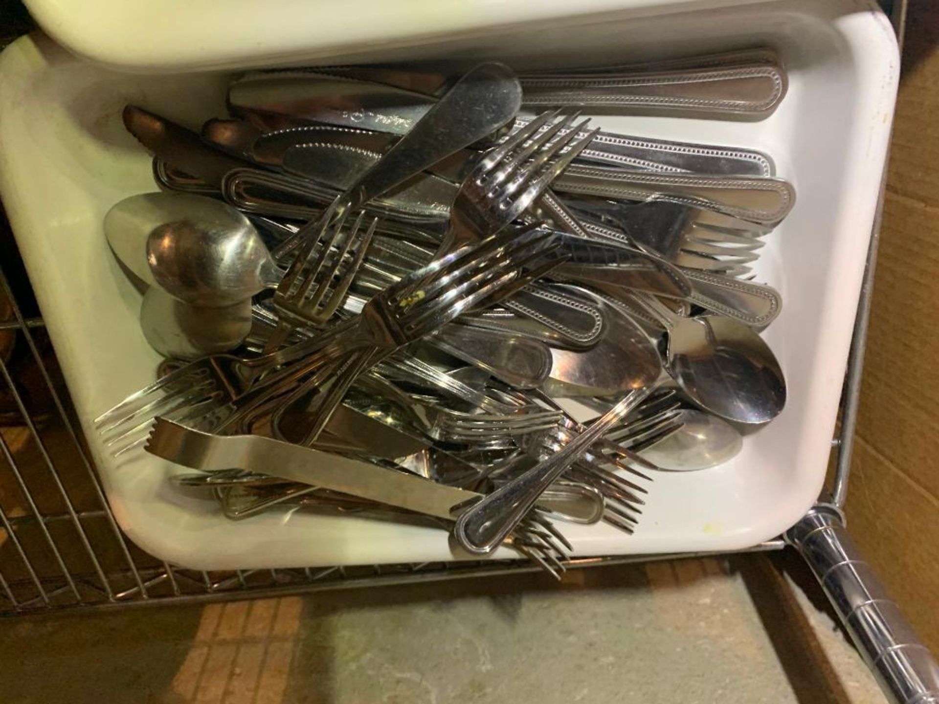 (2) trays of silverware - Image 2 of 2