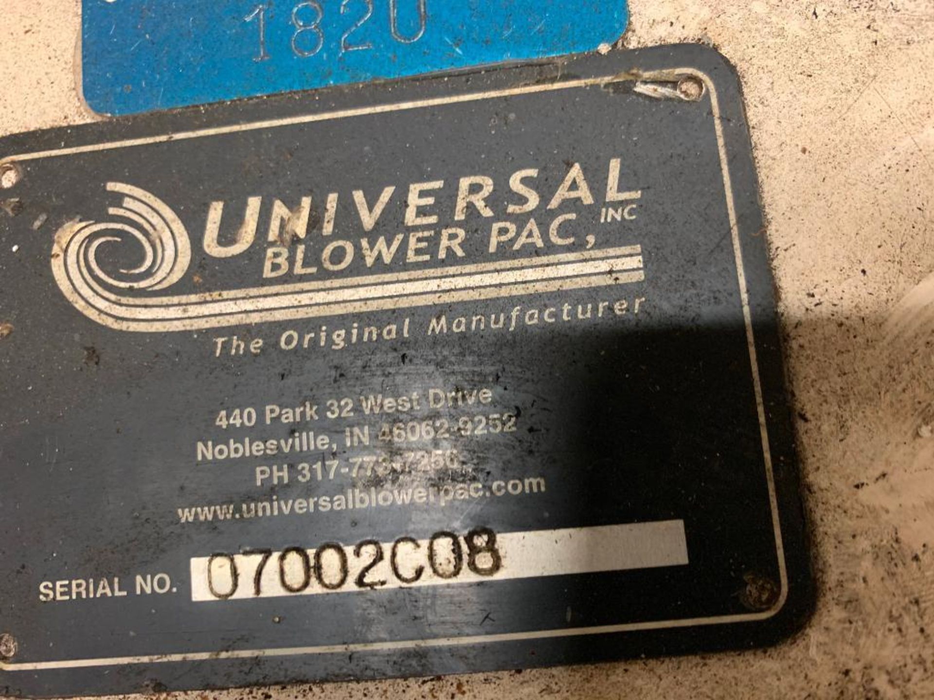 Universal Blower Pac, 15 hp motor - Image 6 of 6