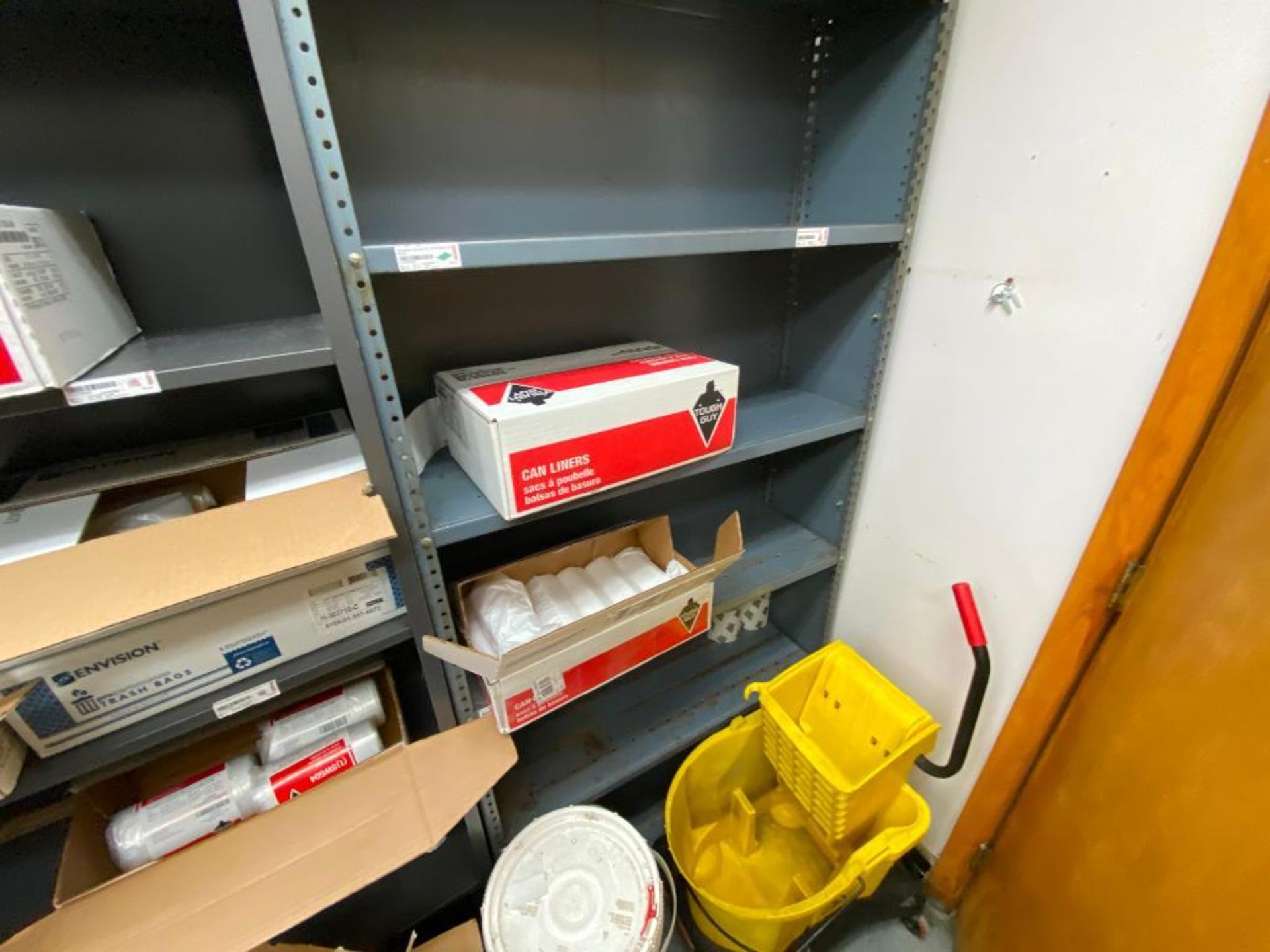 contents of supply room, JustRite flammable storage cabinets, SPX pump, assorted bits, Cryospray, in - Image 17 of 31